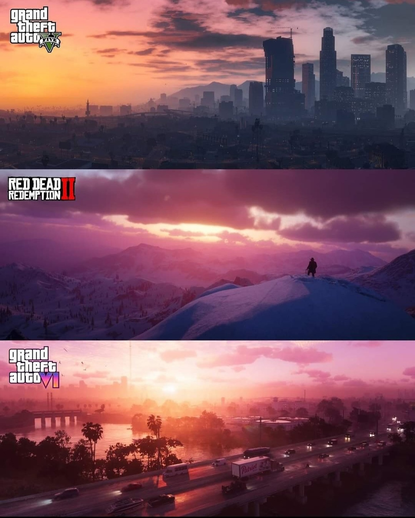 Graphic evolution of Rockstar’s latest games