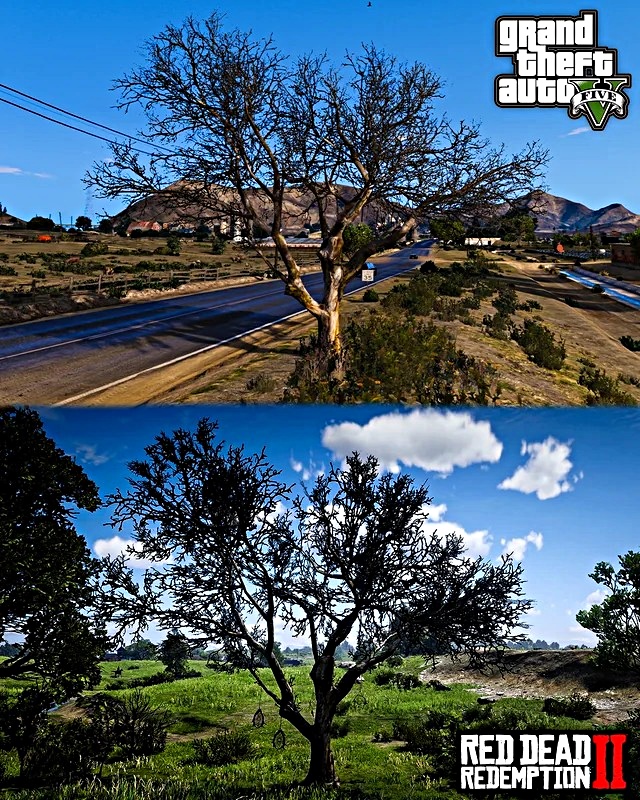 GTA 6 nature comparision with Red Dead Redemption 2