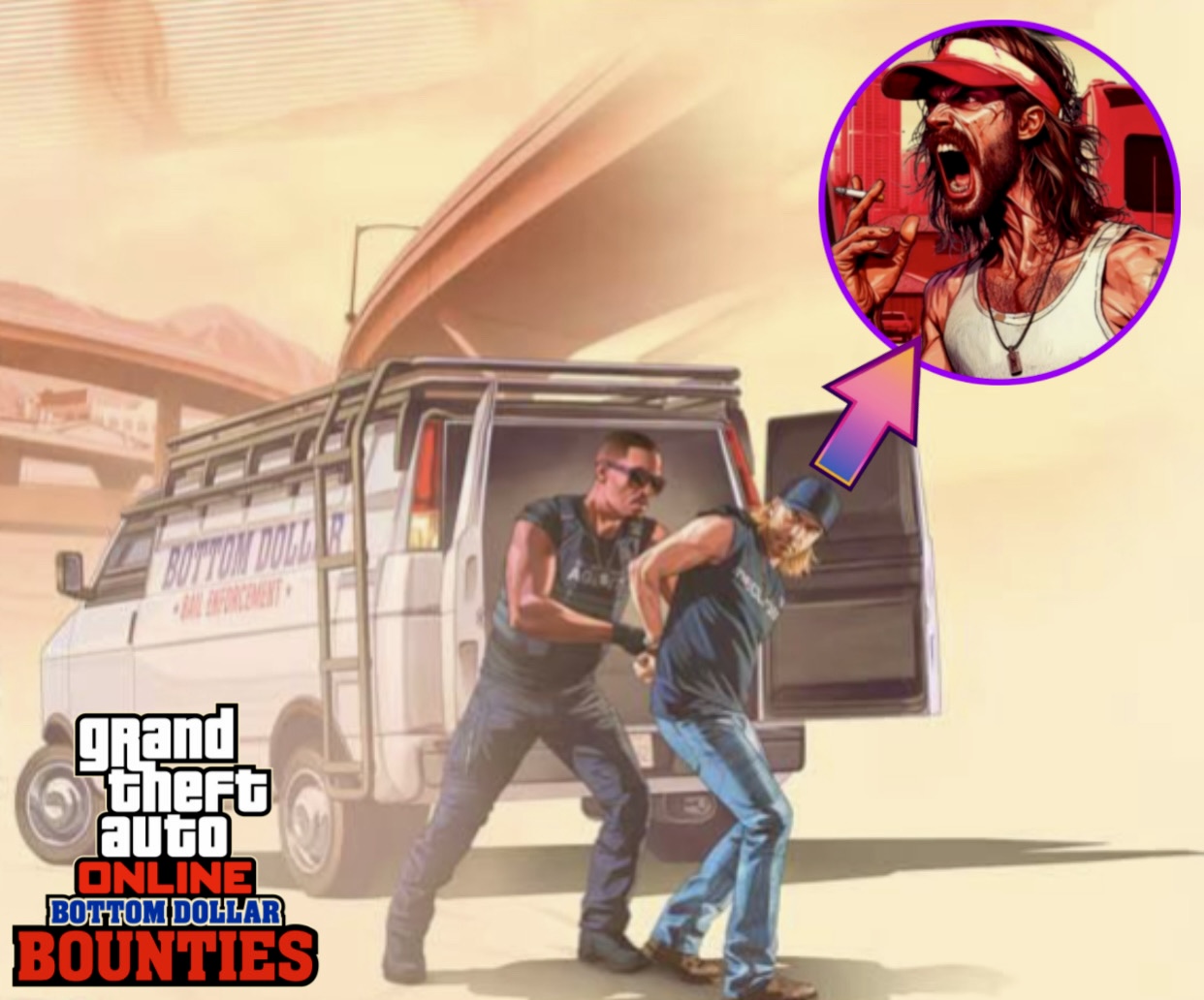 GTA VI character spotted in GTA online summer update artwork